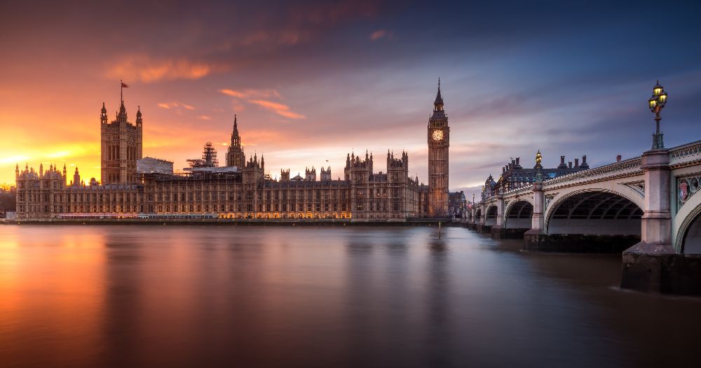 London Palace of Westminster Sunset from Merakiphotographer