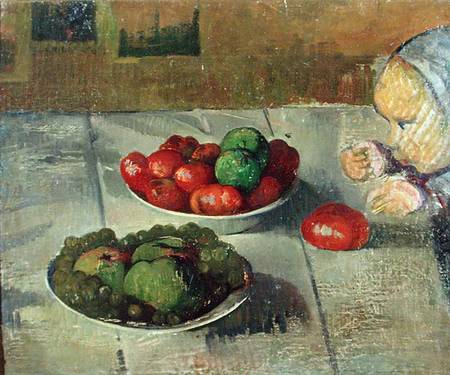Still Life with Mimie, Daughter of Marie Poupee du Pouldu from Meyer Isaac de Haan