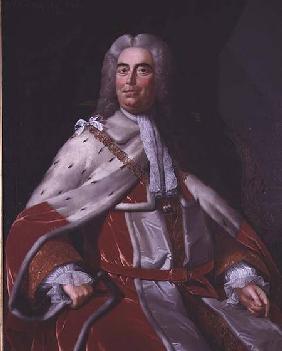 Sir Robert Walpole, Earl of Orford (1676-1745), first Lord of the Treasury and Chancellor of the Exc