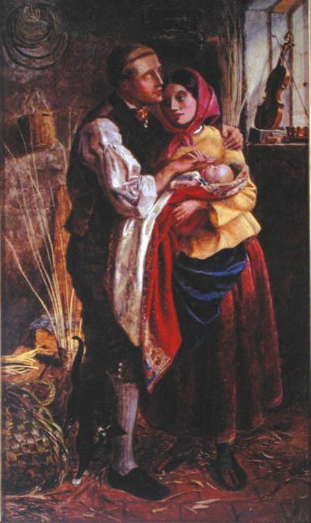 The Blind Basket Maker with his First Child from Michael Frederick Halliday