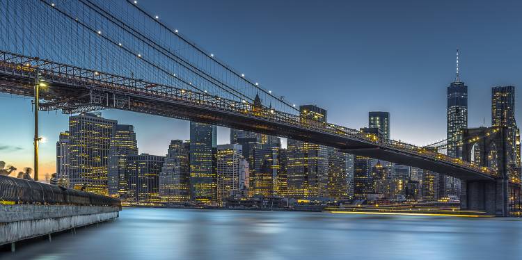 New York - Blue Hour over Manhattan from Michael Jurek