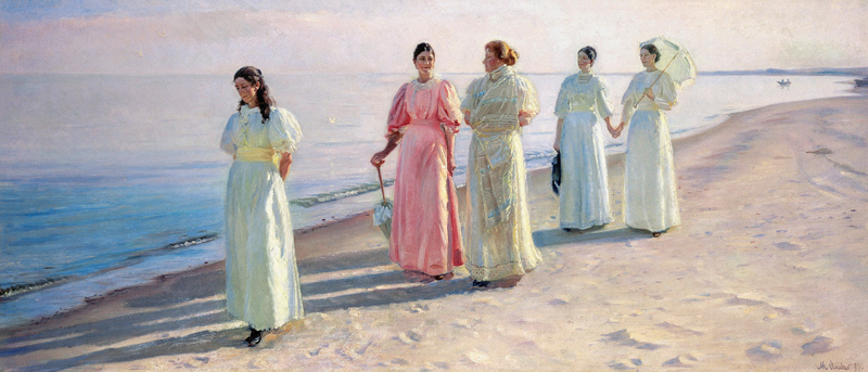 Promenade on the Beach from Michael Peter Ancher