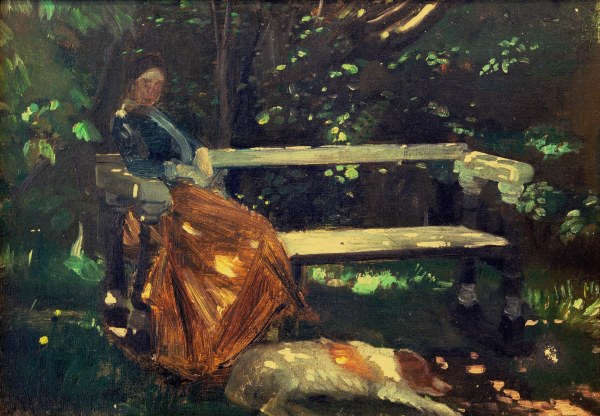 Anna Ancher , In the Garden from Michael Peter Ancher