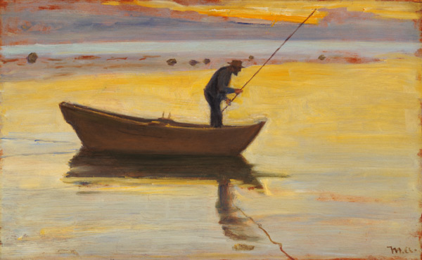 Eel fishing from Michael Peter Ancher
