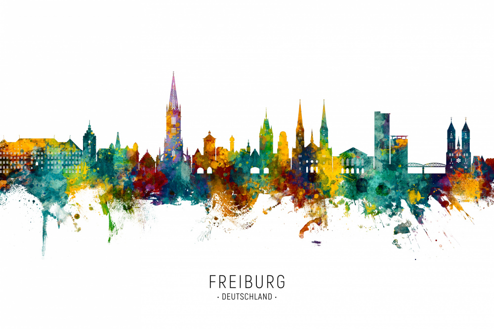 Freiburg Germany Skyline from Michael Tompsett
