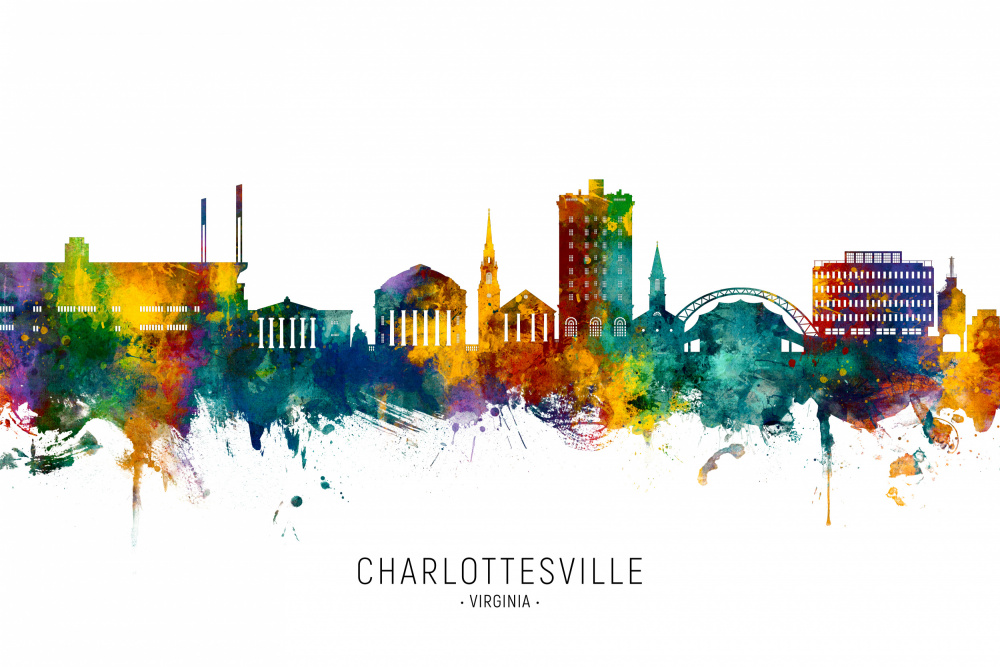 Charlottesville Virginia Skyline from Michael Tompsett