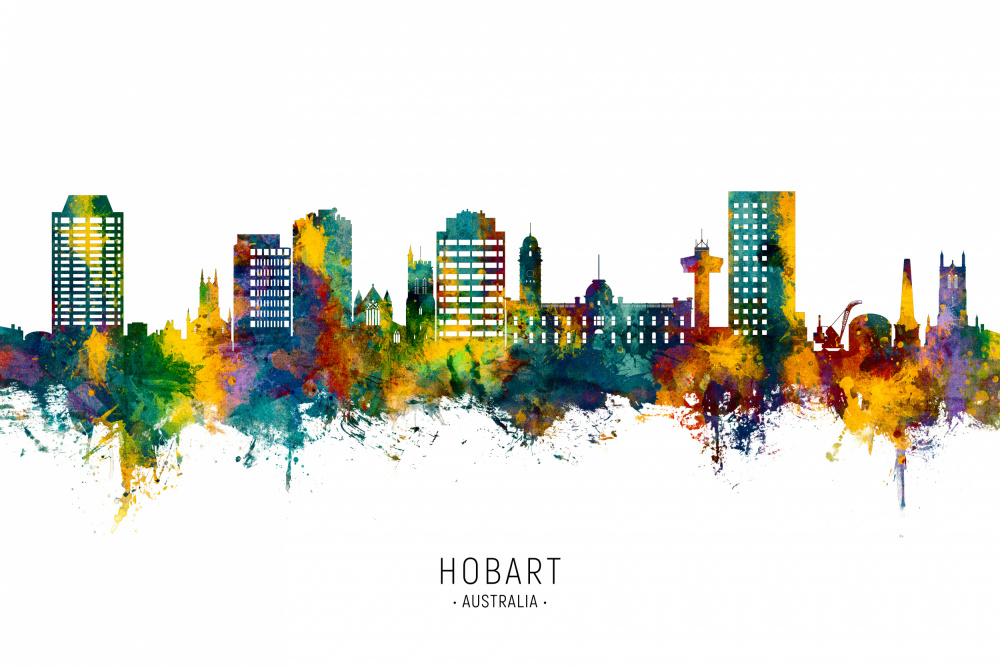 Hobart Australia Skyline from Michael Tompsett