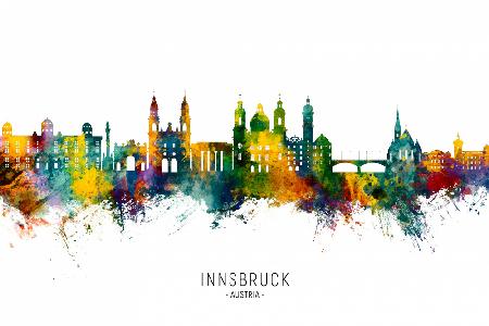 Innsbruck Austria Skyline