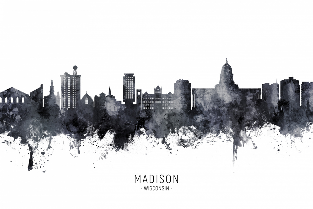 Madison Wisconsin Skyline from Michael Tompsett