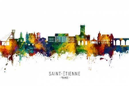 Saint-Étienne France Skyline