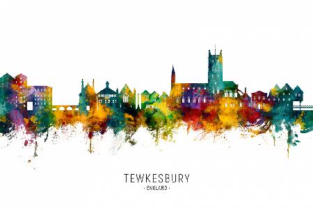 Tewkesbury England Skyline