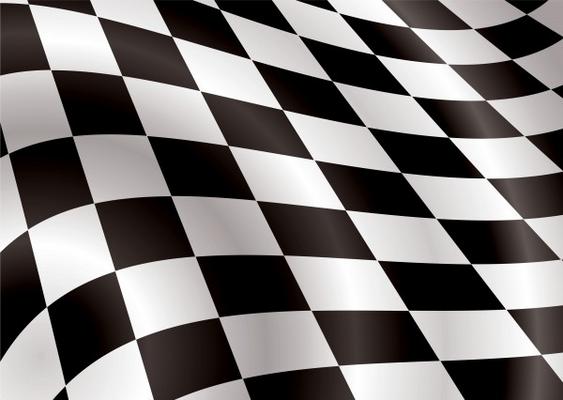 checkered flag bellow from Michael Travers