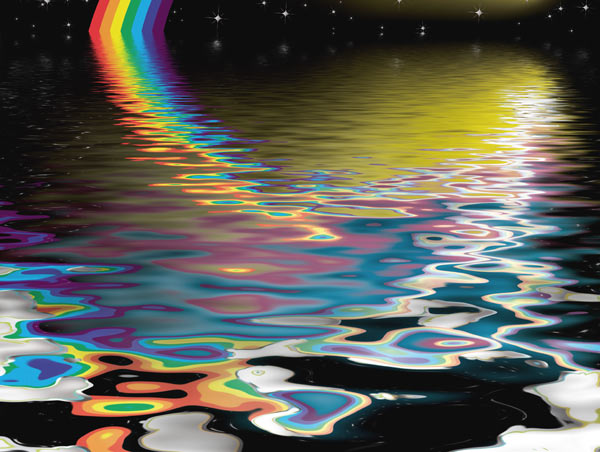 rainbow reflect from Michael Travers