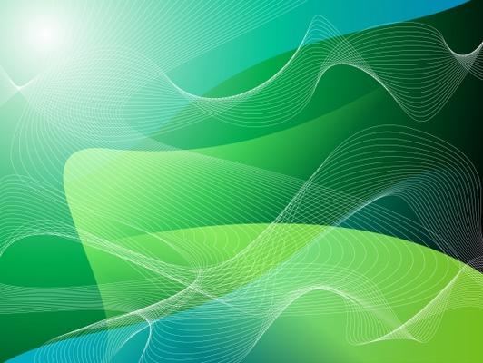 wave green background from Michael Travers