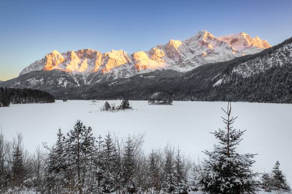 Winter am Eibsee in Bayern from Michael Valjak