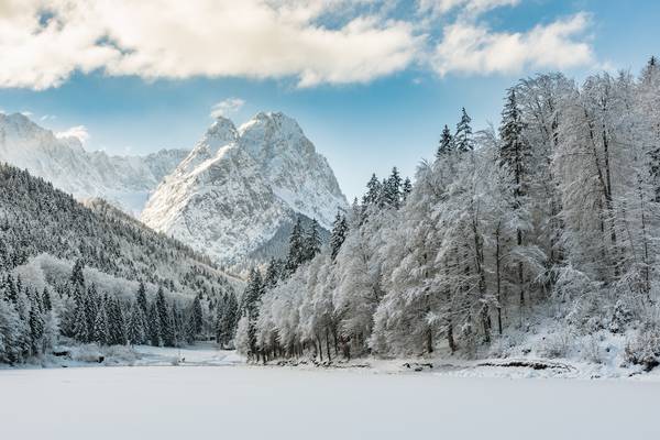 Winter am Rießersee bei Garmisch-Partenkirchen in Bayern from Michael Valjak