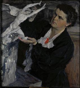 Portrait of the sculptor Vera Mukhina (1889-1953)
