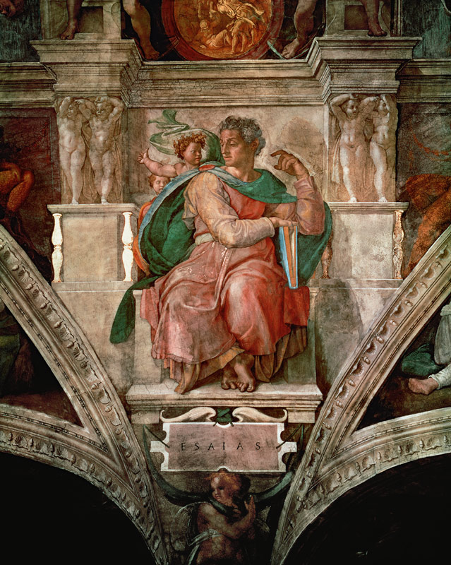 Sistine Chapel Ceiling: The Prophet Isaiah from Michelangelo Buonarroti