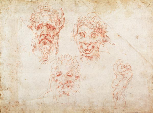 Michelangelo Drawings fantastic images by the great artist