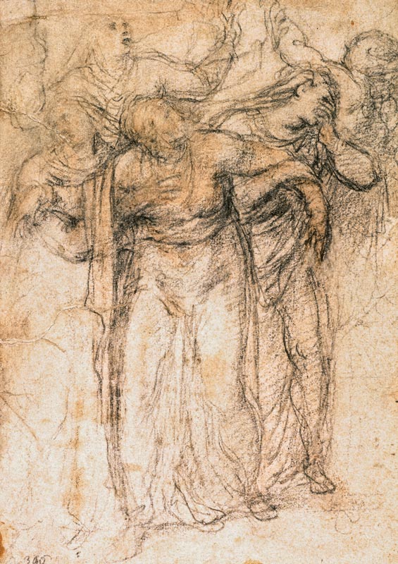 Study of Mourning Women from Michelangelo Buonarroti