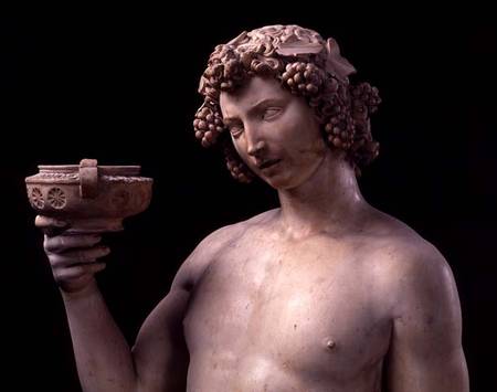 Bacchus, detail from Michelangelo Buonarroti