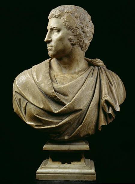 Bust of Brutus (85-42 BC) from Michelangelo Buonarroti