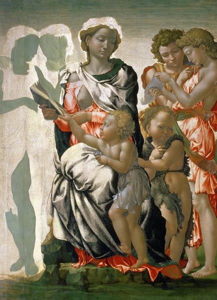 Madonna and Child with St. John, c.1495 from Michelangelo Buonarroti