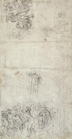 Study for The Last Judgment from Michelangelo Buonarroti