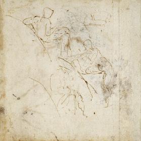 Figure Study, c.1511 (pen & ink on paper)