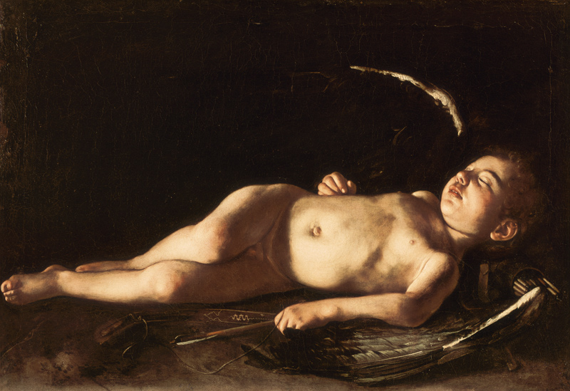 Sleeping Cupid from Michelangelo Caravaggio