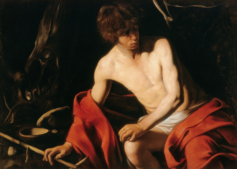 Caravaggio / John the Baptist / c.1603 from Michelangelo Caravaggio