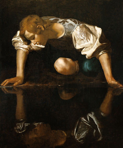 Caravaggio, Narcissus from Michelangelo Caravaggio