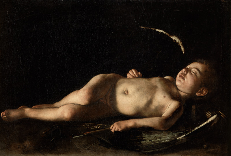 Sleeping Cupid from Michelangelo Caravaggio