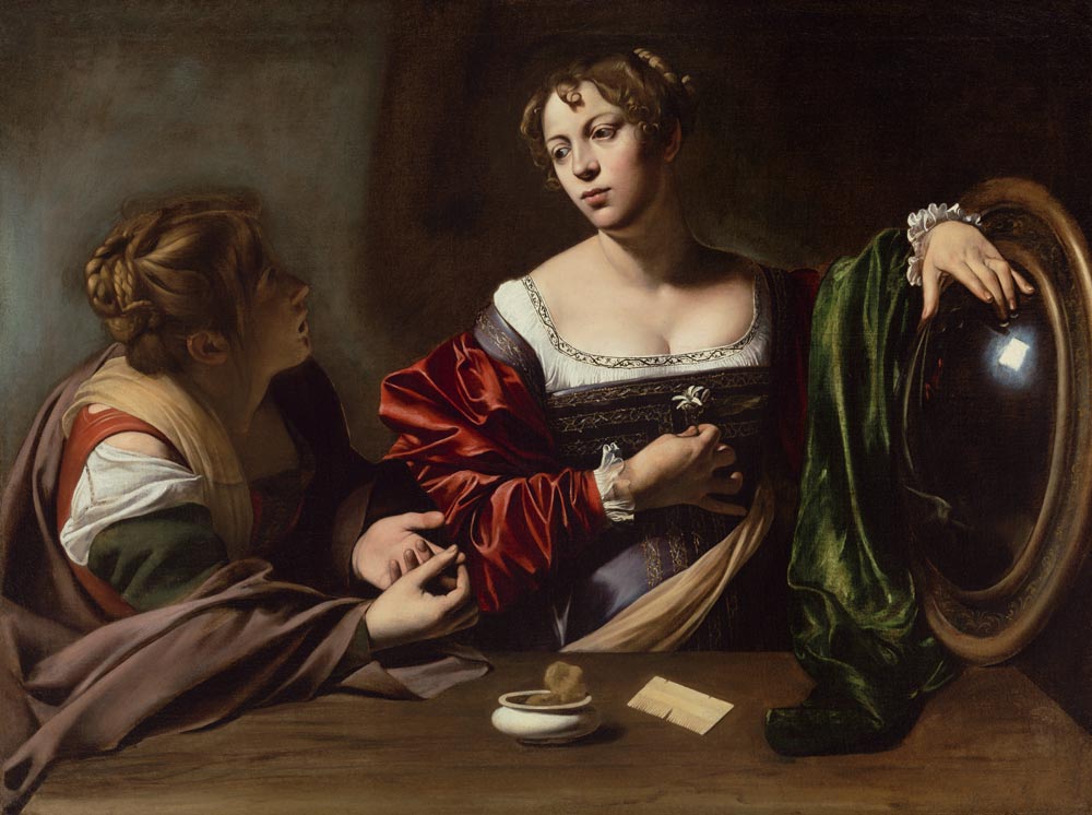 The Conversion of the Magdalene from Michelangelo Caravaggio
