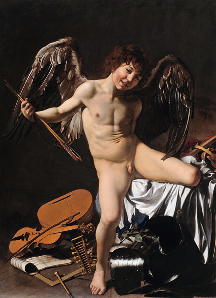 Amor Victorious from Michelangelo Caravaggio