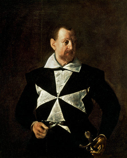 Portrait of Alof de Wignacourts from Michelangelo Caravaggio