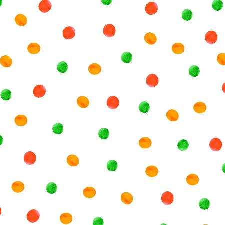 Dots Green Orange