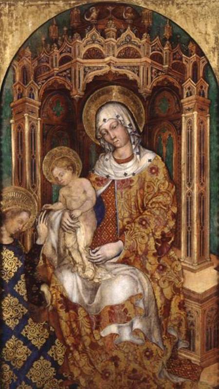 The Mystic Marriage of St. Catherine of Alexandria from Michele Giambono