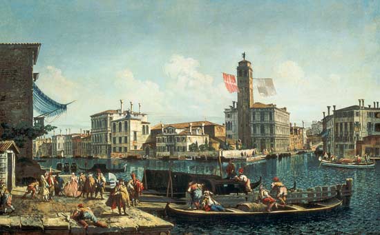 The Canal Grande and S. Geremia, Venice from Michele Marieschi