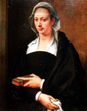 Portrait of a Lady in a White Veil