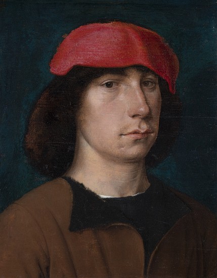 A Young Man in a Red Cap from Michiel Sittow