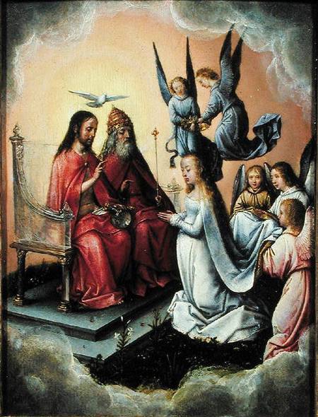 Coronation of the Virgin from Michiel Sittow