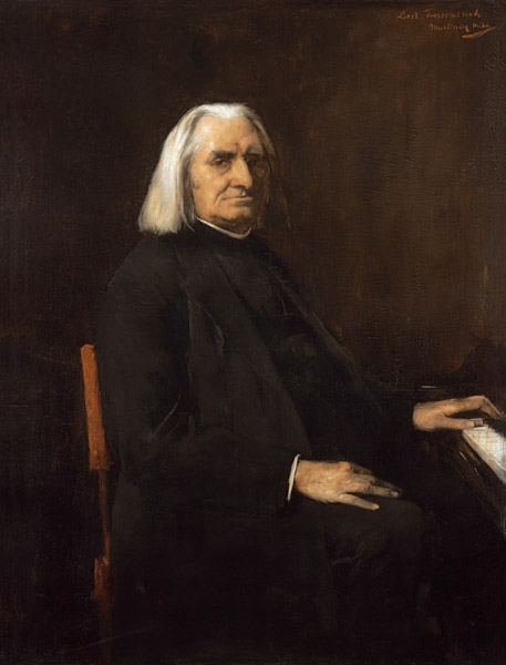 Portrait Franz Liszt. from Mihály Munkácsy