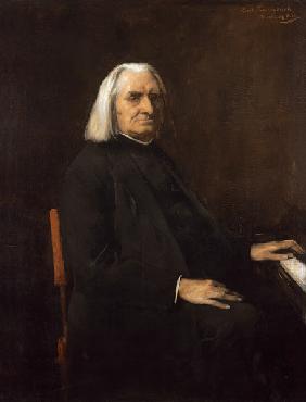 Portrait Franz Liszt.