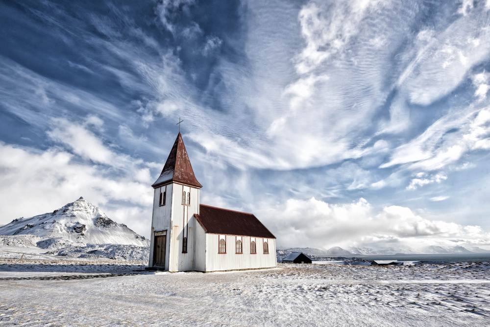 Hellnar Chuch in Spring from mike kreiten