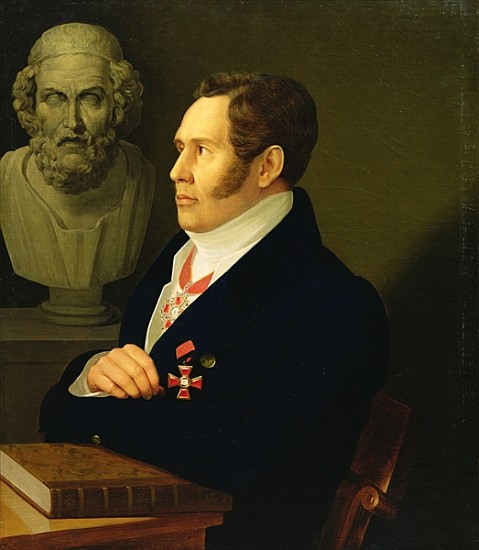 Portrait of Nikolay Gnedich from Mikhail Prokopyevich Vishnevitsky