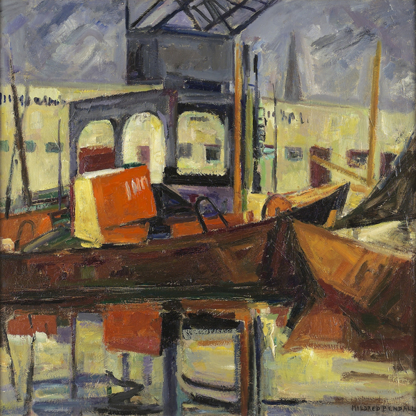 The harbour of Bordeaux, c from Mildred Bendall