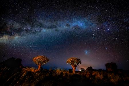 The Milky Way In Namibia