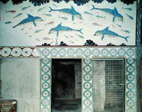 The Dolphin Frescoes in the Queen's Bathroom, Palace of Minos