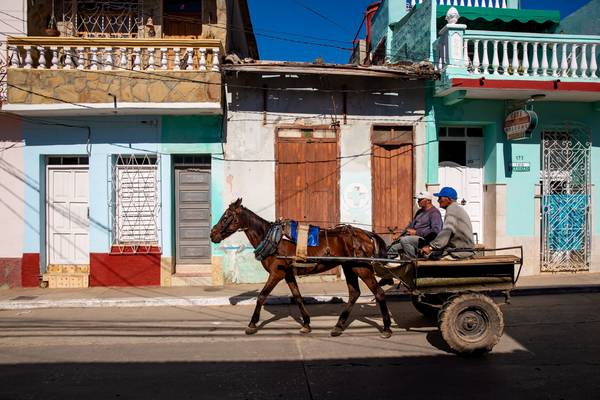 Horse-drawn carriage in Trinidad, Cuba, Kuba from Miro May
